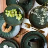 LUBIANA STONEWARE JADE ZIELONY OPK | Serwis obiadowy 24 elementy dla 8 osób | odcienie zieleni | ceramika