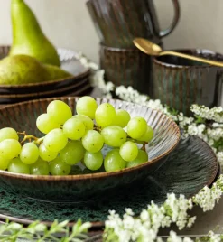 LUBIANA STONEWARE JADE ZIELONY OPK | Serwis obiadowy 12 elementów dla 4 osób | odcienie zieleni | ceramika
