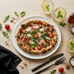LUBIANA TINA Talerz do pizzy 33 cm | biała porcelana