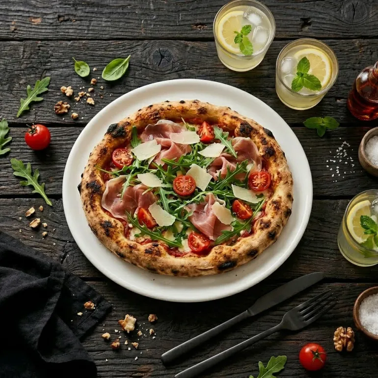 LUBIANA TINA Talerz do pizzy 35 cm | biała porcelana