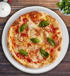 LUBIANA TINA Talerz do pizzy 33 cm | kolorowy nadruk
