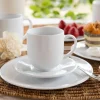 LUBIANA VANILLA Serwis obiadowo - kawowy 134 el dla 24 osób | biała porcelana