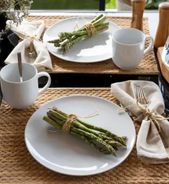 LUBIANA VANILLA Serwis obiadowo - kawowy 120 el dla 24 osób | biała porcelana