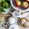 LUBIANA VANILLA Serwis obiadowo - kawowy 40 el dla 6 osób | biała porcelana