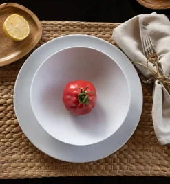 LUBIANA VANILLA Serwis obiadowo - kawowy 152 el dla 24 osób | biała porcelana