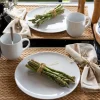 LUBIANA VANILLA Serwis obiadowy 24 el dla 6 osób | biała porcelana