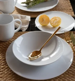 LUBIANA VANILLA Serwis obiadowo - kawowy 158 el dla 24 osób | biała porcelana