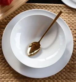 LUBIANA VANILLA Serwis obiadowo - kawowy 144 el dla 24 osób | biała porcelana