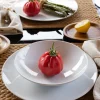 LUBIANA VANILLA Serwis obiadowy 96 el dla 24 osób | biała porcelana