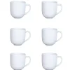 LUBIANA VANILLA 6x Filiżanka 250 ml | biały | porcelana luzem