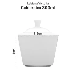 LUBIANA VICTORIA Cukiernica 300 ml + pokrywka