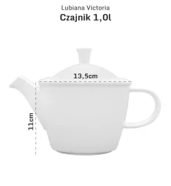LUBIANA VICTORIA Czajnik 1 l + pokrywka