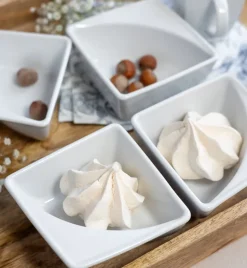LUBIANA VICTORIA Komplet 8 dodatków serwingowych / porcelana