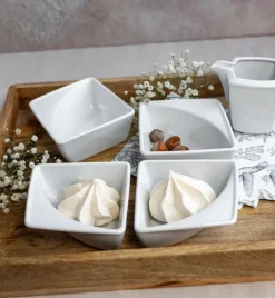 LUBIANA VICTORIA Komplet 8 dodatków serwingowych / porcelana