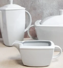 LUBIANA VICTORIA Komplet naczyń 1/4 | waza, imbryk, rawierka, sosjerka | porcelana