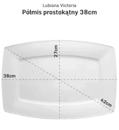 LUBIANA VICTORIA Półmis / półmisek duży 38 cm