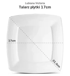 LUBIANA VICTORIA Talerz deserowy 17 cm