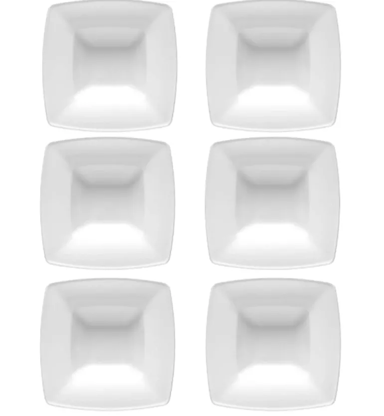 LUBIANA VICTORIA Talerz głęboki do pasty / makaronu 27 cm - 6 sztuk | porcelana