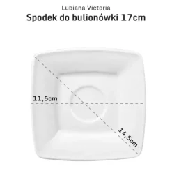 LUBIANA VICTORIA 30 x Bulionówka 300 ml + spodek