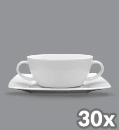 LUBIANA VICTORIA 30 x Bulionówka 300 ml + spodek