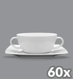 LUBIANA VICTORIA 60 x Bulionówka 300 ml + spodek