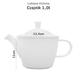 LUBIANA VICTORIA 30 x Czajnik 1 l + pokrywka