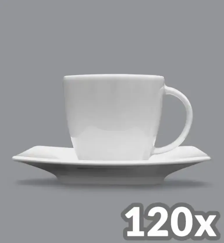 LUBIANA VICTORIA 120 x Filiżanka 200 ml + spodek / porcelana