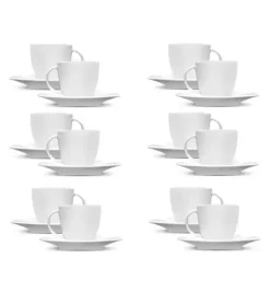 LUBIANA VICTORIA 12 x filiżanka 250 ml + spodki / 24 el / porcelana