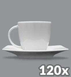 LUBIANA VICTORIA 120 x Filiżanka 250 ml + spodek / porcelana