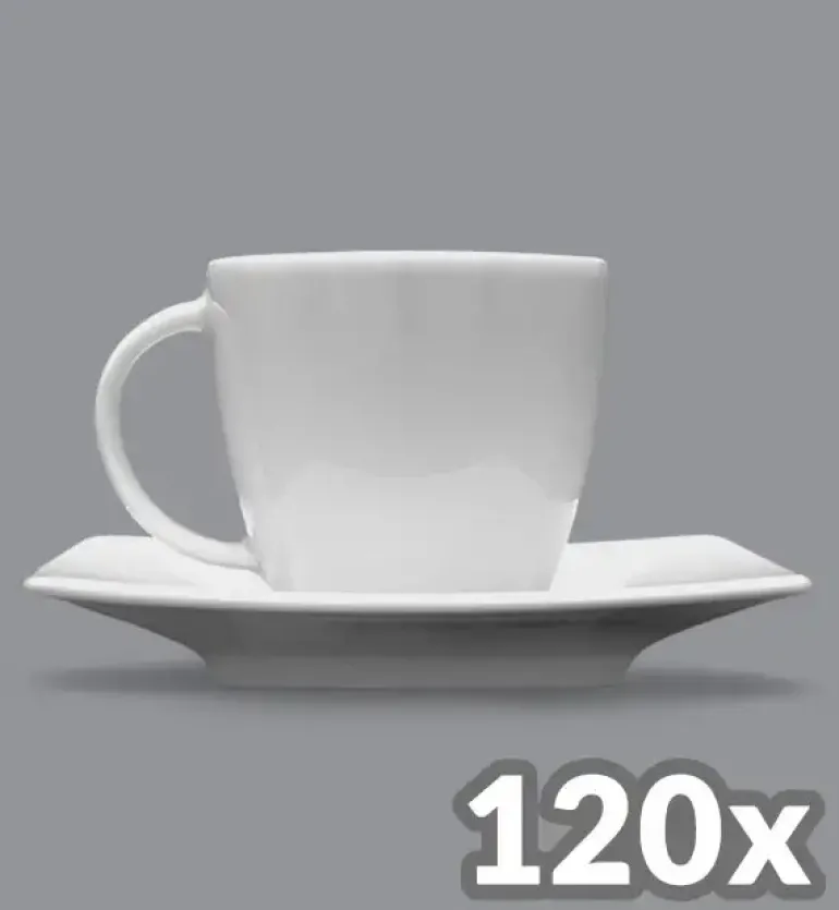 LUBIANA VICTORIA 120 x Filiżanka 250 ml + spodek / porcelana