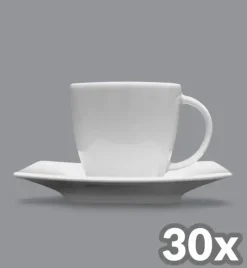 LUBIANA VICTORIA 30 x Filiżanka 200 ml + spodek / porcelana