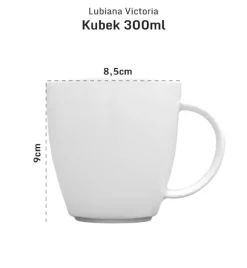 LUBIANA VICTORIA 12 x Kubek 300 ml