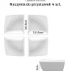 LUBIANA VICTORIA 30 x Naczynie do przystawek 10 x 10