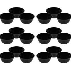 LUMINARC CARINE BLACK 18x Salaterka 12 cm | szkło hartowane