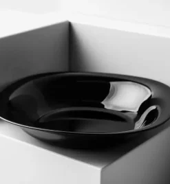 LUMINARC CARINE NEO BLACK Talerz głęboki 21 cm / szkło hartowane