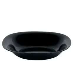 LUMINARC CARINE NEO BLACK Talerz głęboki 21 cm / szkło hartowane