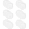 LUMINARC CARINE WHITE 18x Talerz głęboki 21 cm | szkło hartowane
