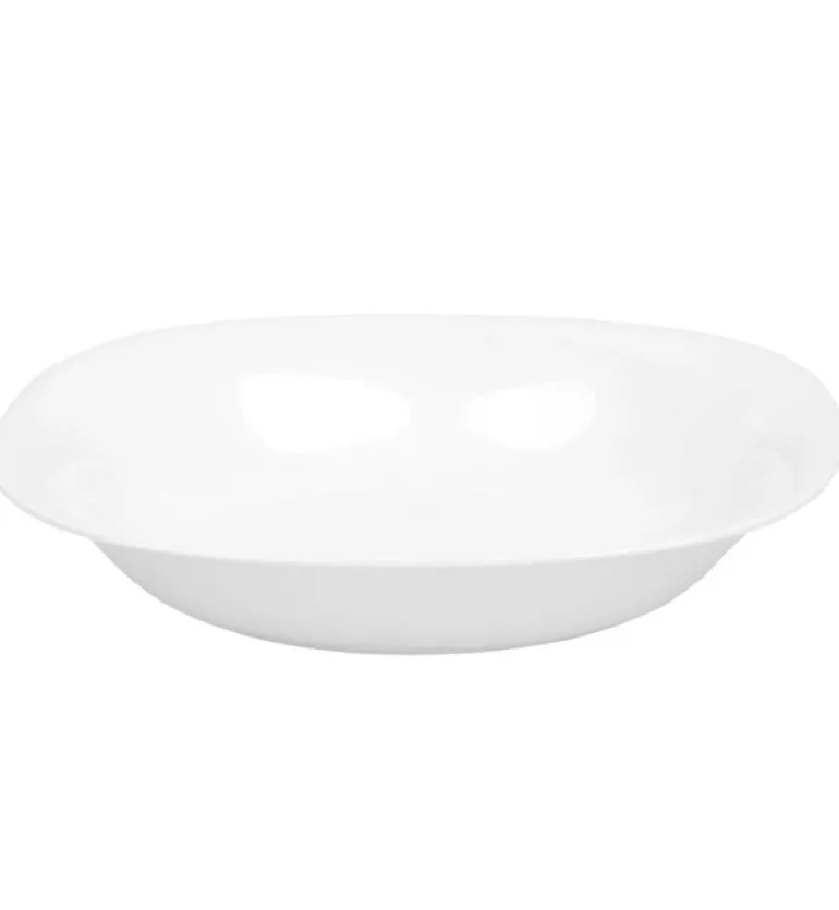 LUMINARC CARINE WHITE 6x Talerz głęboki 21 cm | szkło hartowane