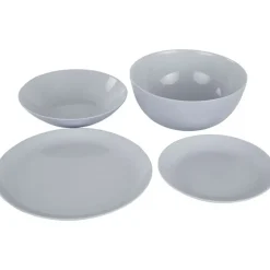 LUMINARC DIWALI GRANIT Komplet obiadowy 57 el dla 18 os / szkło hartowane | P2920