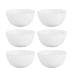 LUMINARC DIWALI WHITE Salaterka 26 cm - 6 SZT. | szkło hartowane | P6229