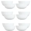 LUMINARC DIWALI WHITE Salaterka 21 cm - 12 SZT. | szkło hartowane | D7410