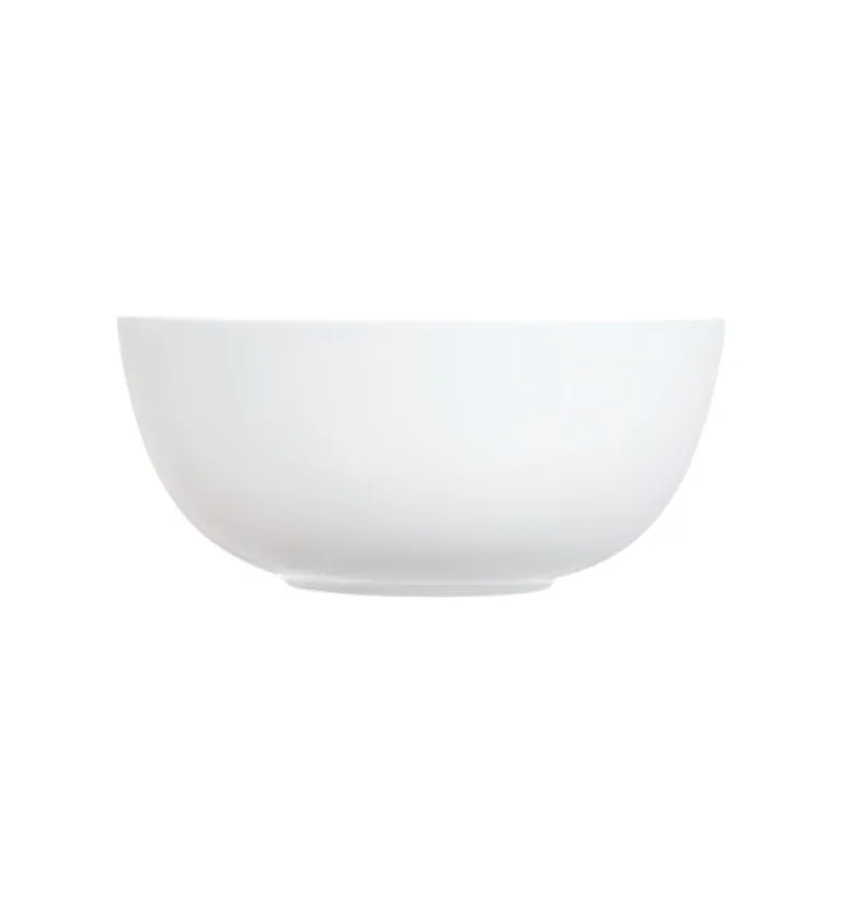 LUMINARC DIWALI WHITE Salaterka 21 cm - 12 SZT. | szkło hartowane | D7410