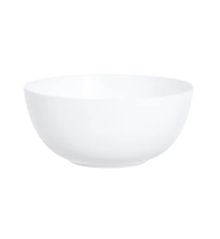 LUMINARC DIWALI WHITE Salaterka 21 cm - 12 SZT. | szkło hartowane | D7410