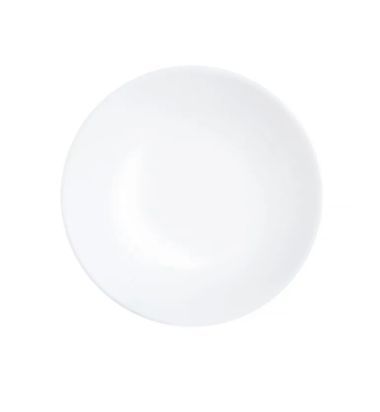 LUMINARC DIWALI WHITE Serwis obiadowy 57 el dla 18 osób | szkło hartowane | V0361