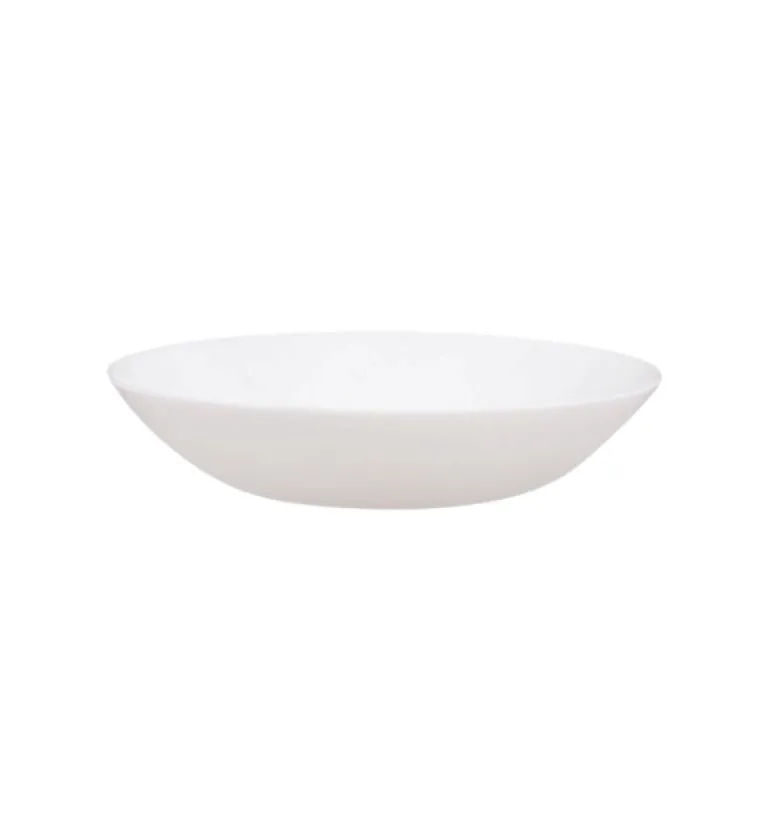 LUMINARC DIWALI WHITE Serwis obiadowy 57 el dla 18 osób | szkło hartowane | V0361