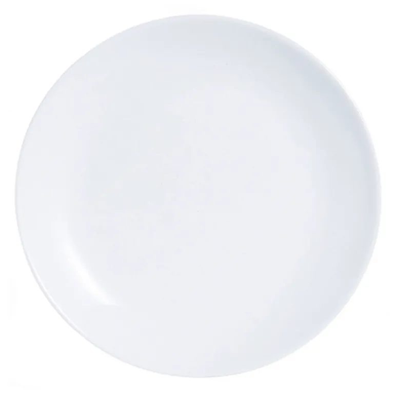 LUMINARC DIWALI WHITE Serwis obiadowy 38 el dla 12 osób | szkło hartowane | V0361