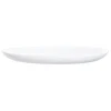 LUMINARC DIWALI WHITE Talerz płytki 25 cm | szkło hartowane | D6905