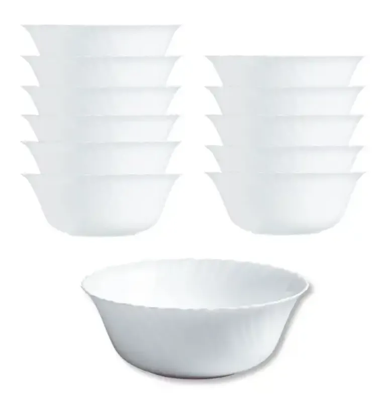 LUMINARC FESTON 12 szt. - Salaterka 25 cm / szkło hartowane