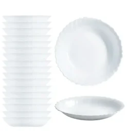 LUMINARC FESTON 18 szt. - Talerz głęboki 28 cm / szkło hartowane