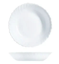 LUMINARC FESTON 12 szt. - Talerz głęboki 28 cm / szkło hartowane